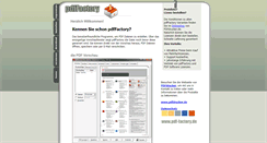 Desktop Screenshot of pdf-factory.de